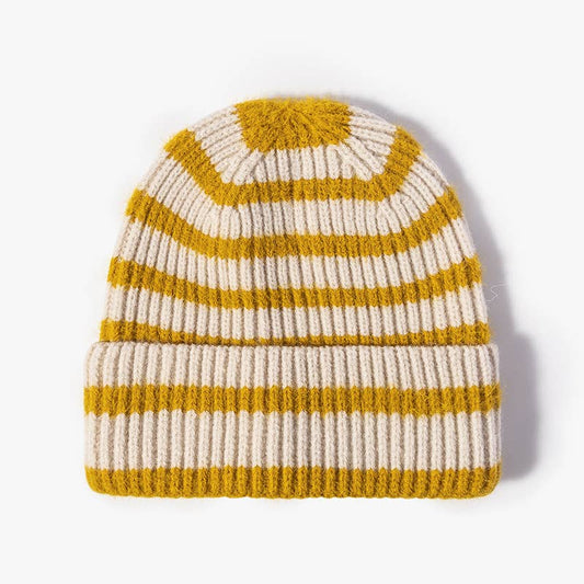 striped beanie