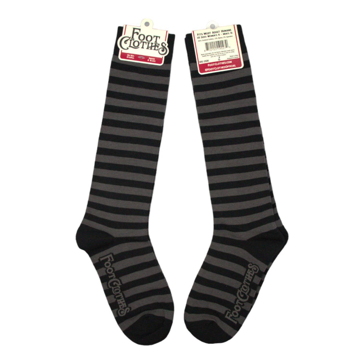 striped knee socks