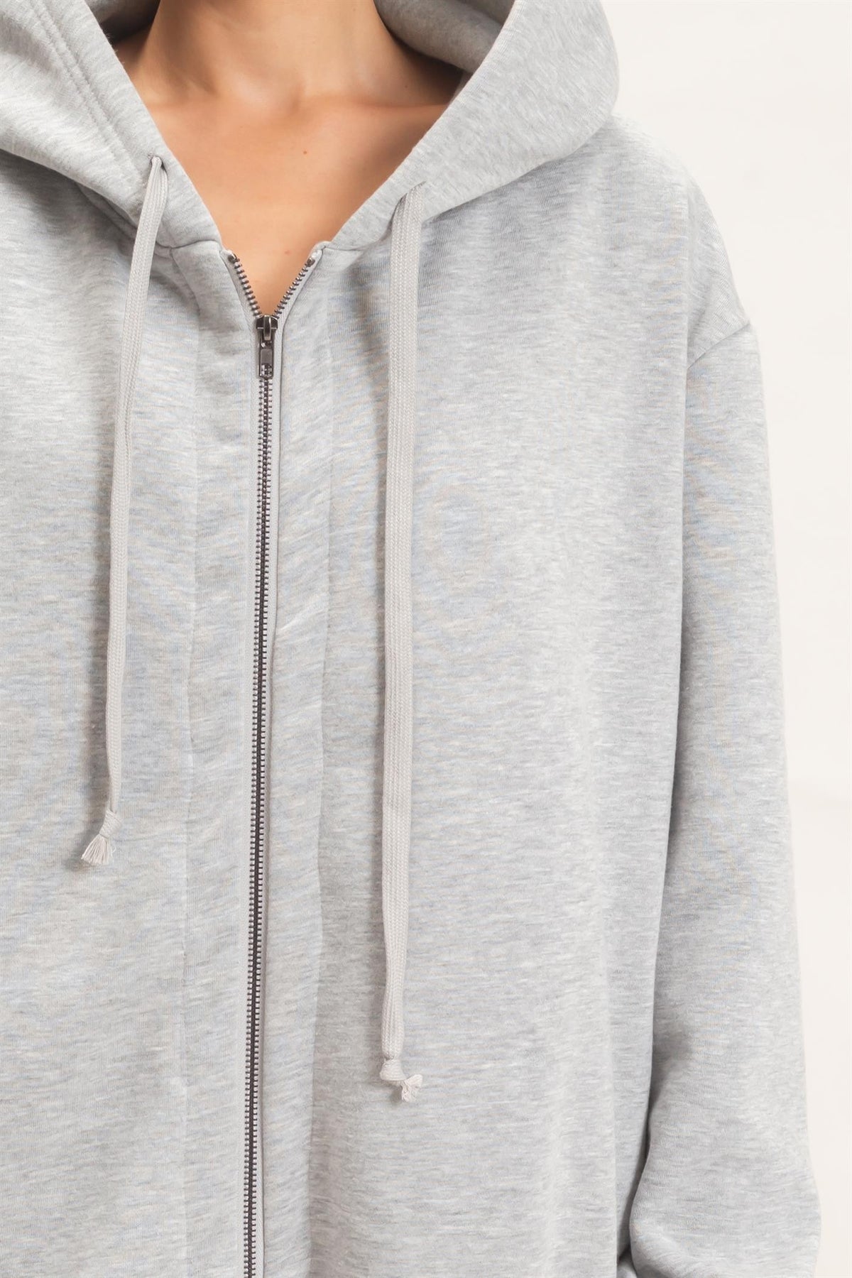 longline hoodie jacket