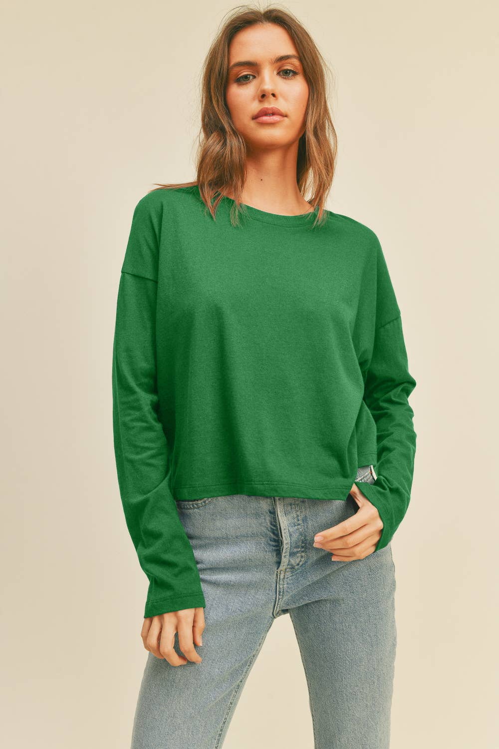 Honestee - Blank Long Sleeve T-Shirt