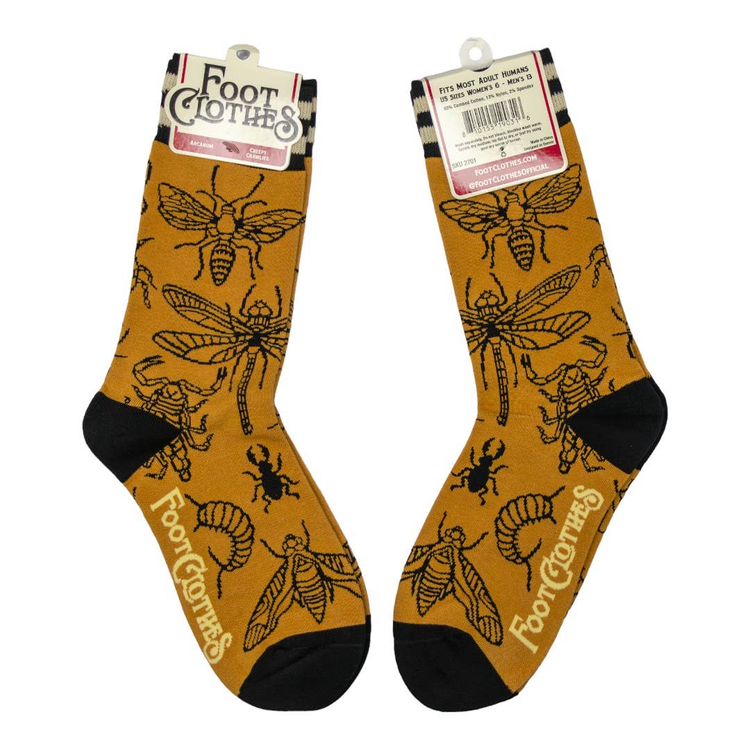 creepy crawlies socks