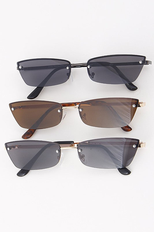 Genesis modern minimalist unisex sunglasses the revival online boutique