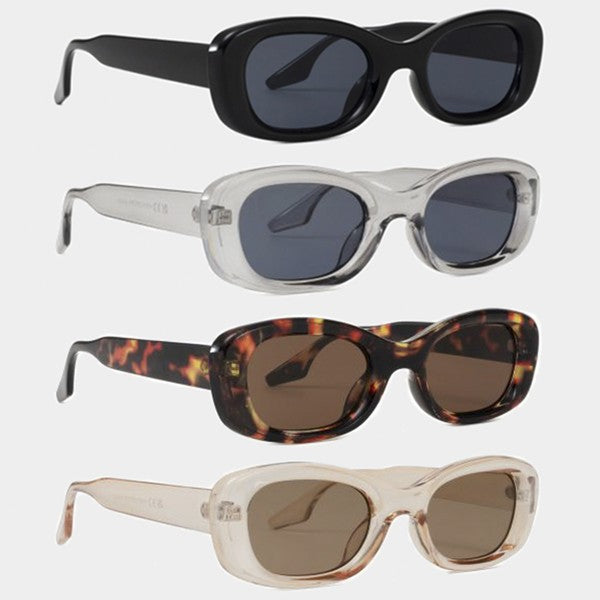 Brittany rectangle 90's retro sunglasses the revival online boutique