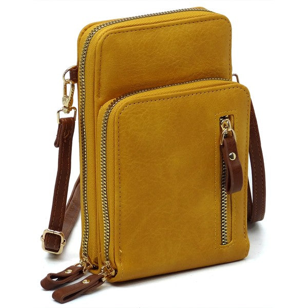 contrast cell phone crossbody