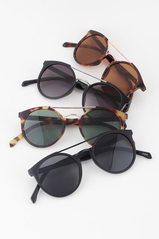 round aviator sunglasses retro vintage inspired fashion online boutique