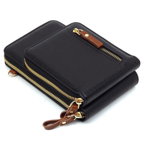 contrast cell phone crossbody wallet the revival online boutique