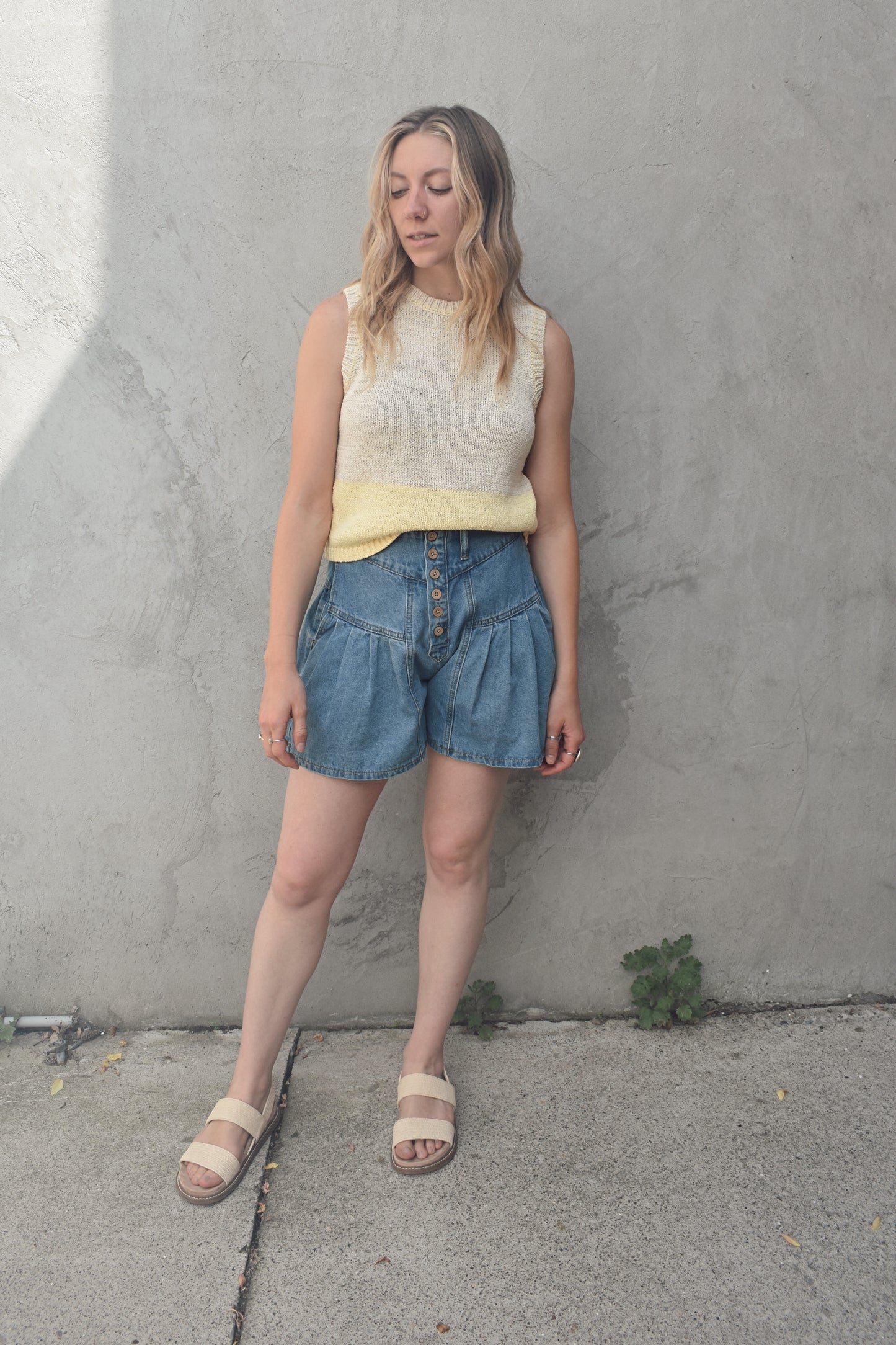 ombre sweater tank