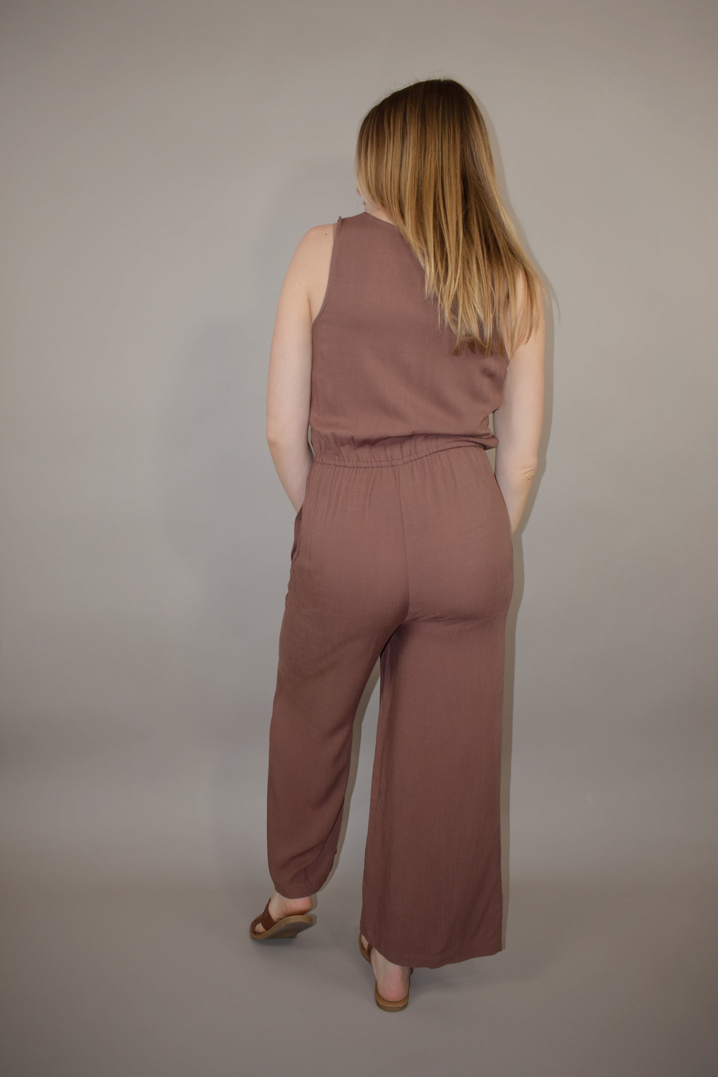 v neck jumpsuit