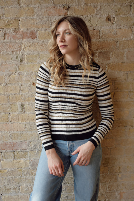 striped captains sweater