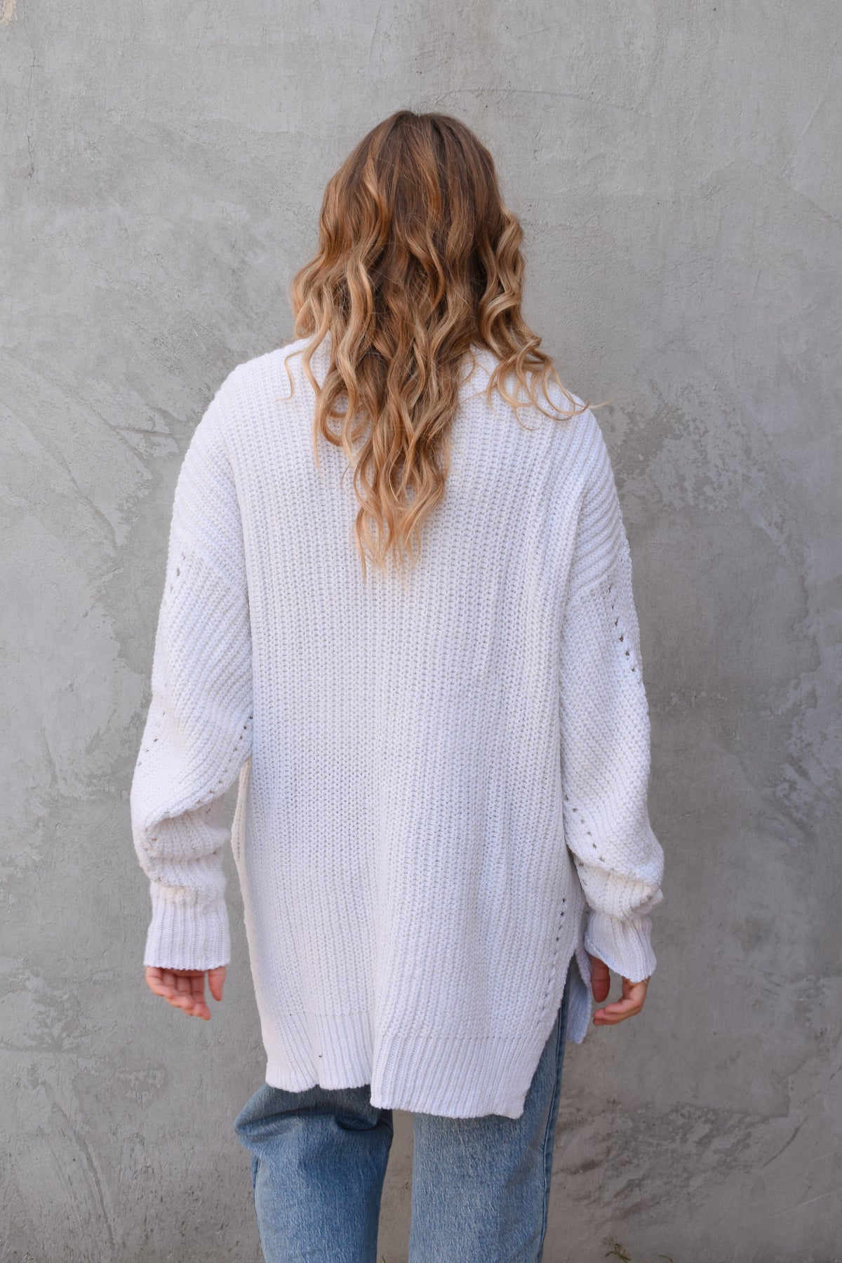 open front cardigan