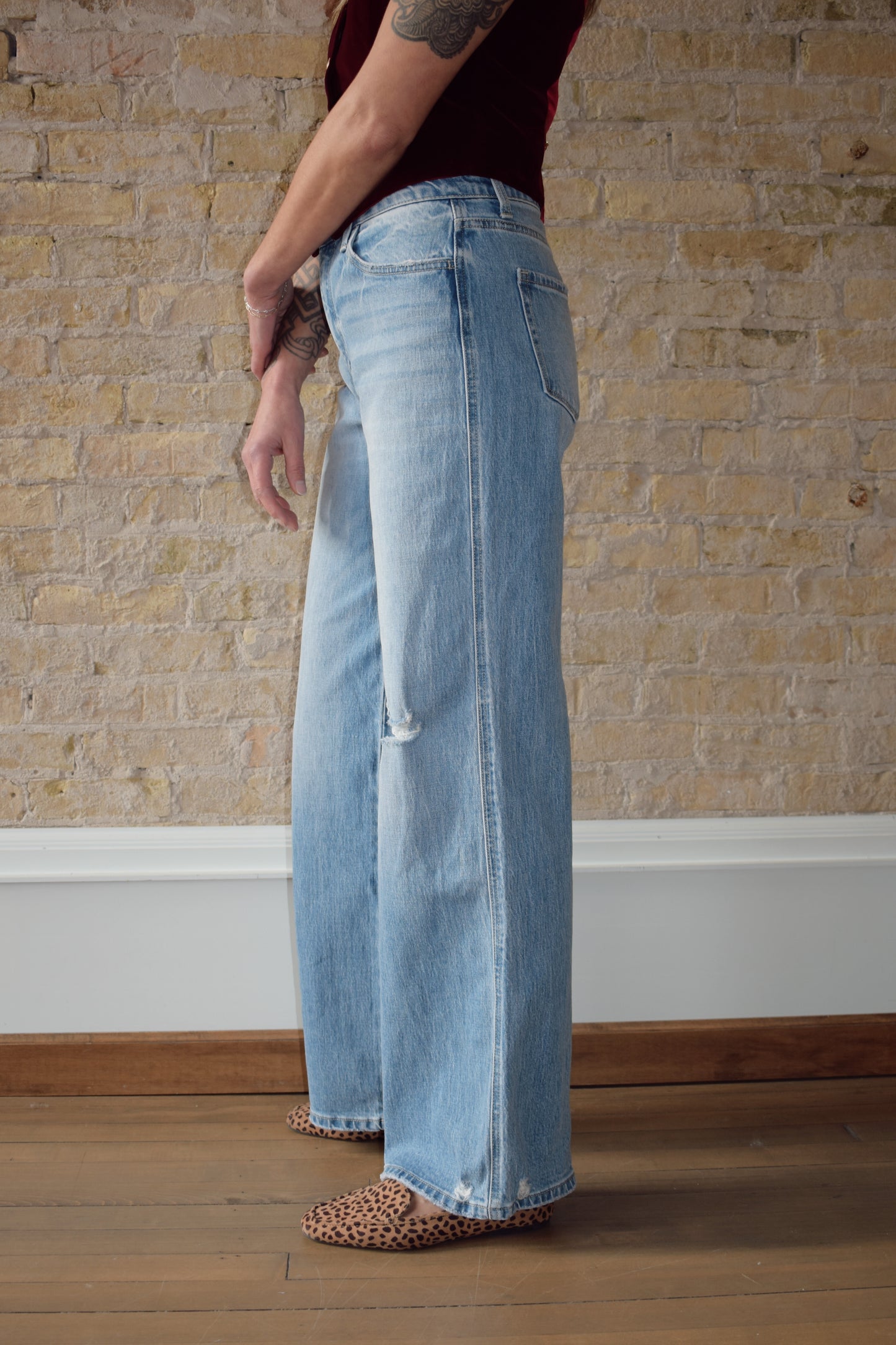 baggy wide leg jeans