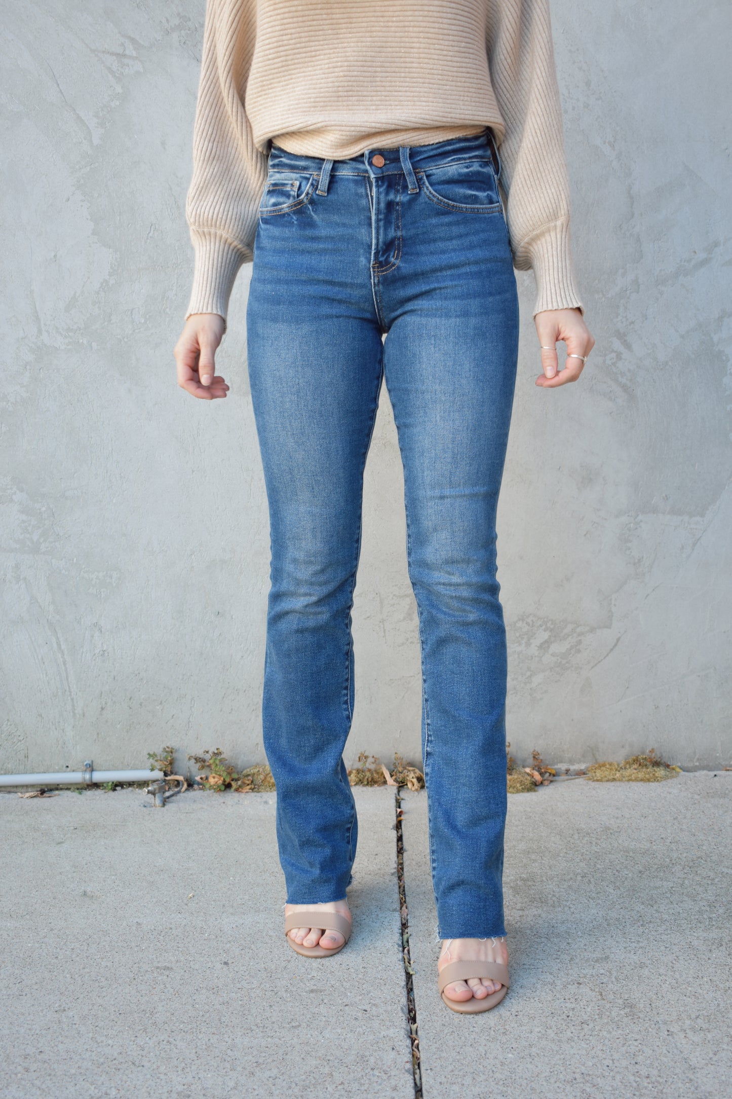 slim bootcut jeans