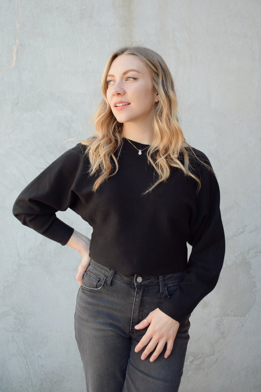 boat neck sweater