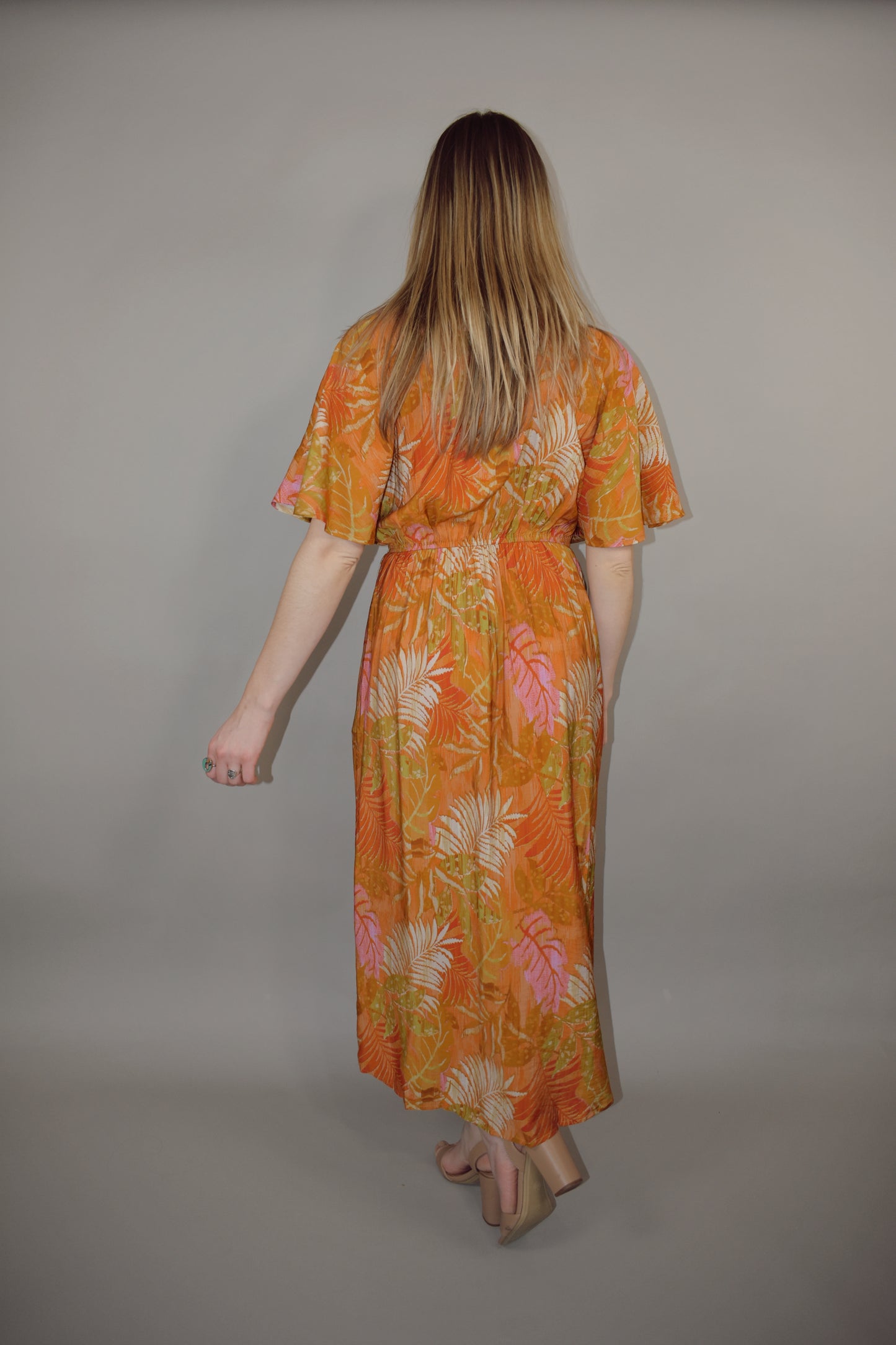 tropics wrap dress