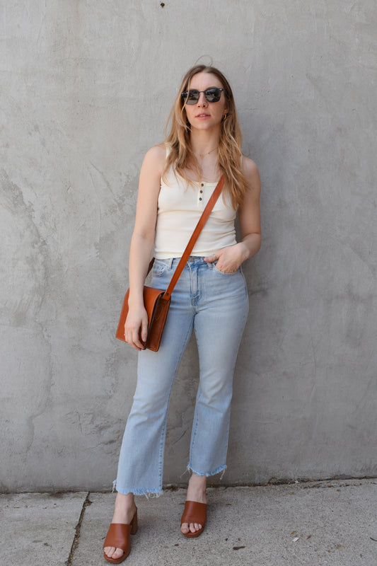 Grace cropped flare