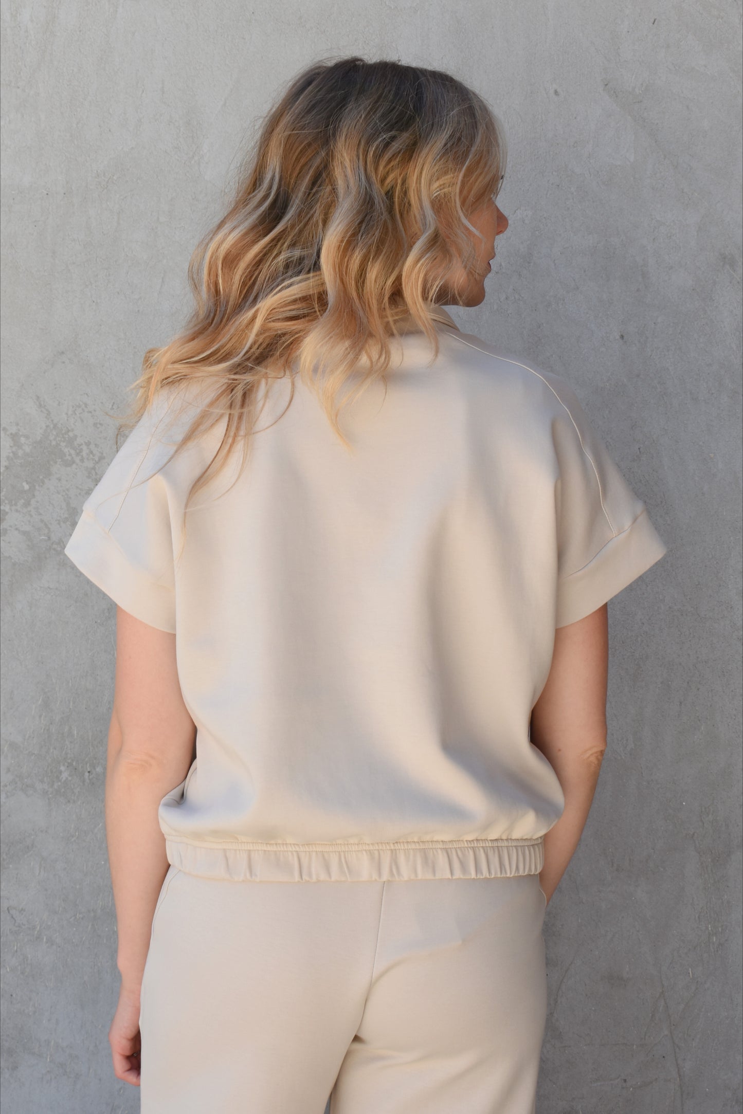 half zip pullover