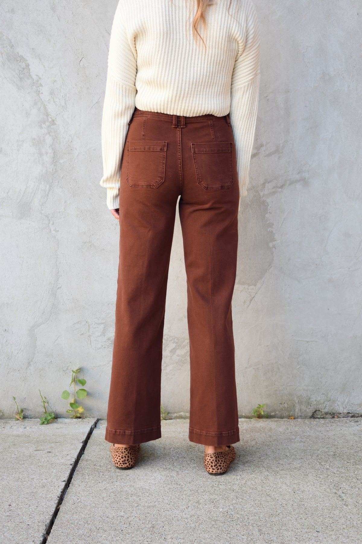 fondant patch pocket jeans