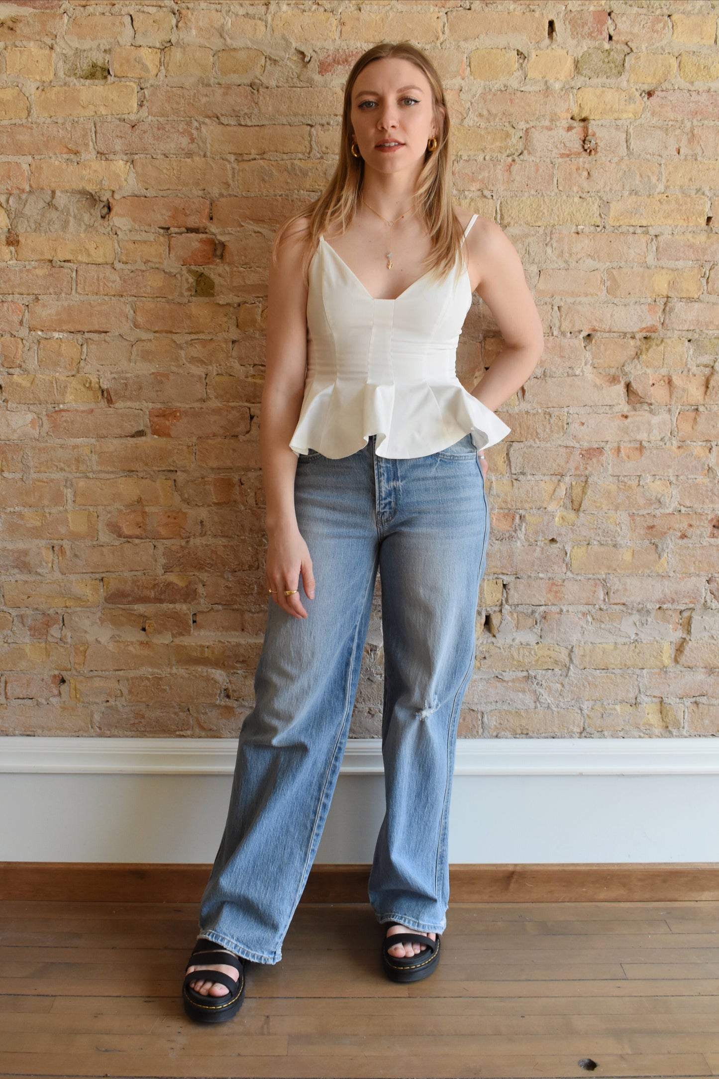 peplum cami