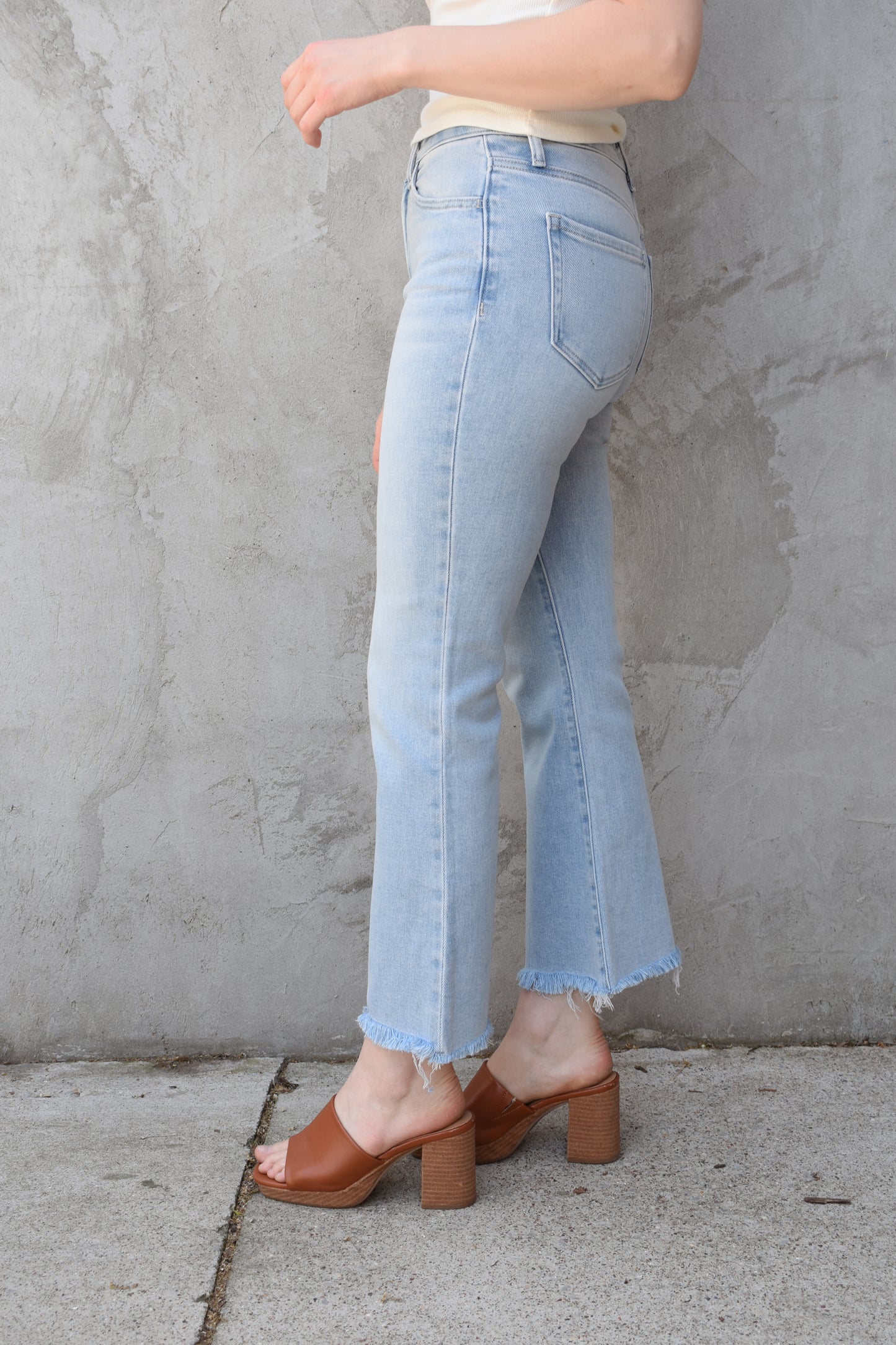 Grace cropped flare