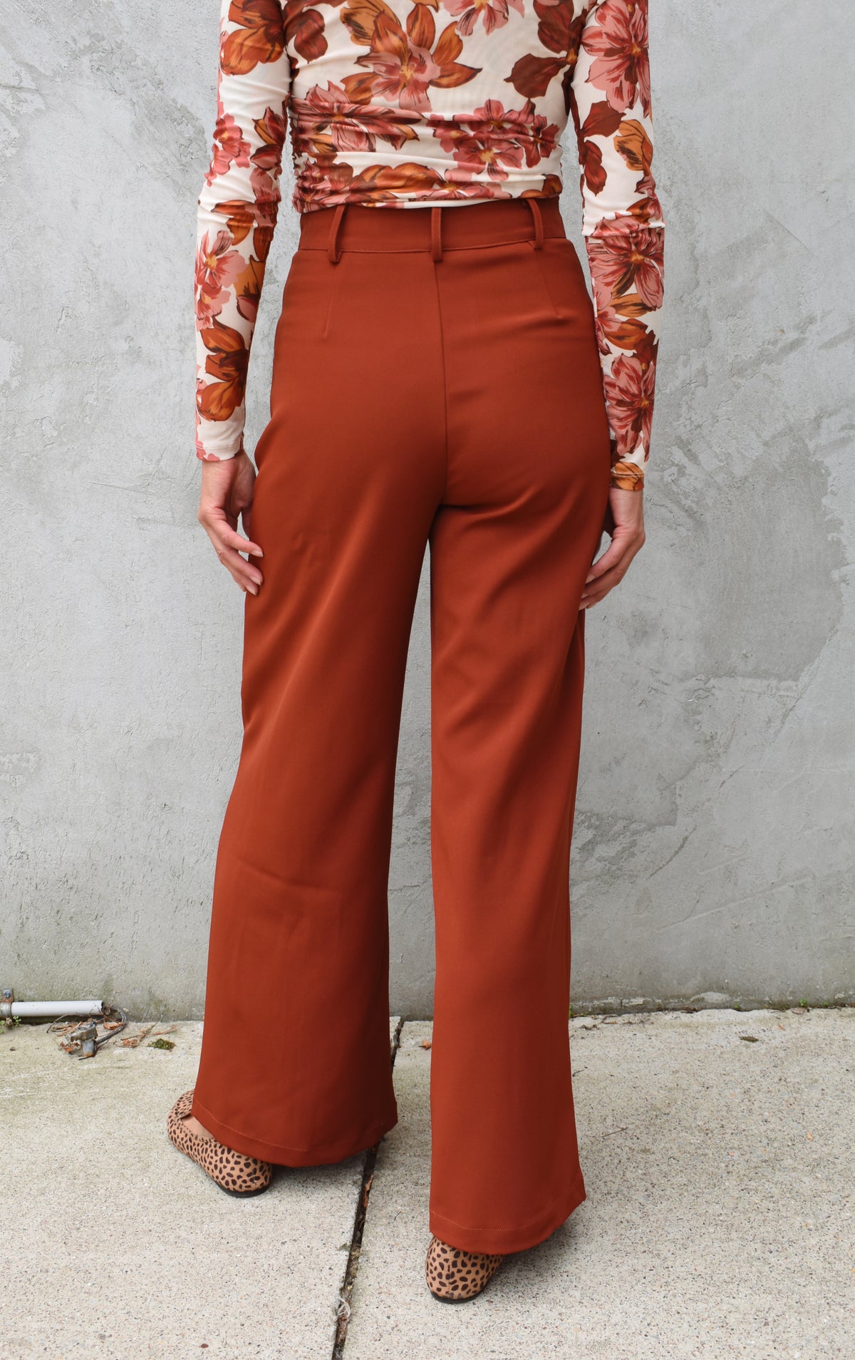 tab waist trousers
