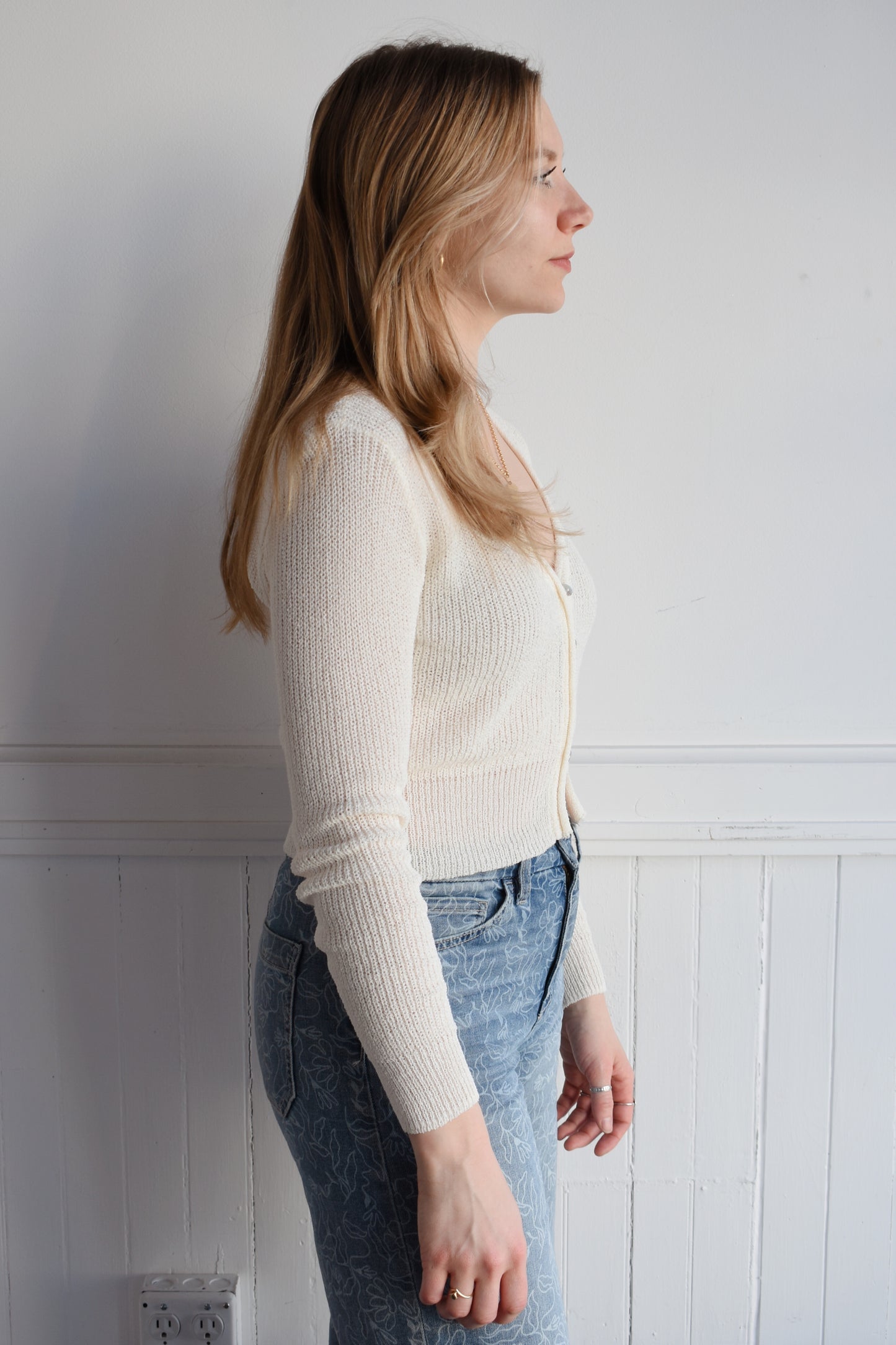 breezy button cardigan