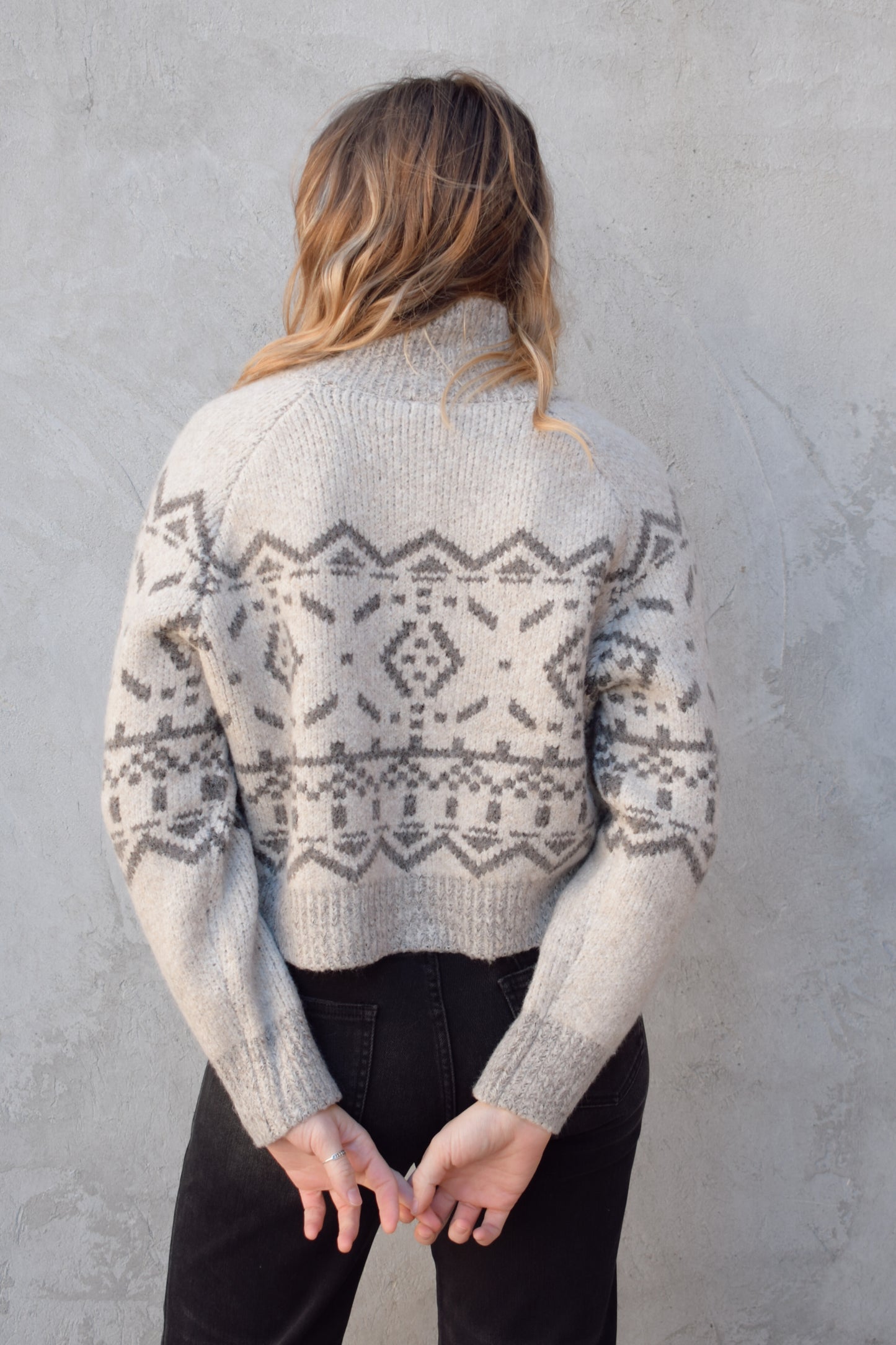 fair isle cardigan