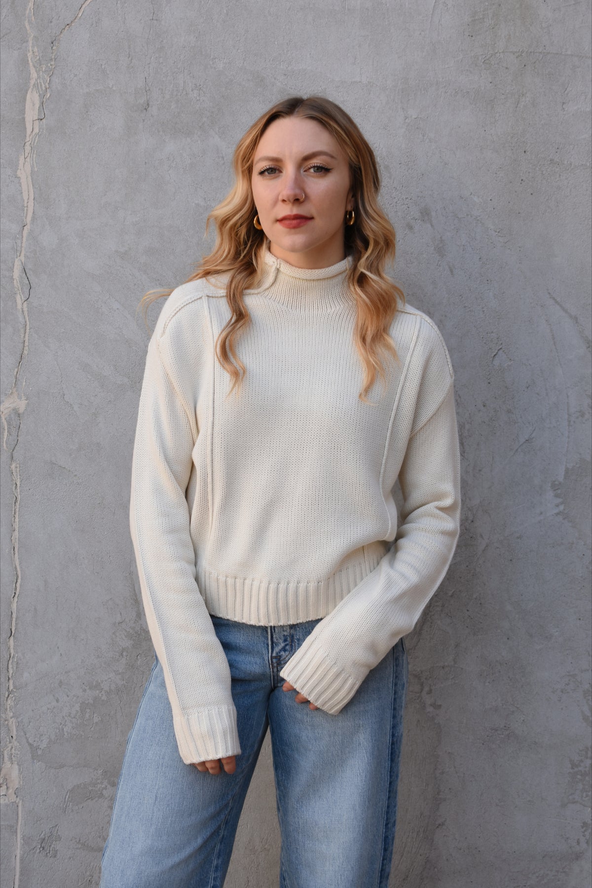 roll neck sweater