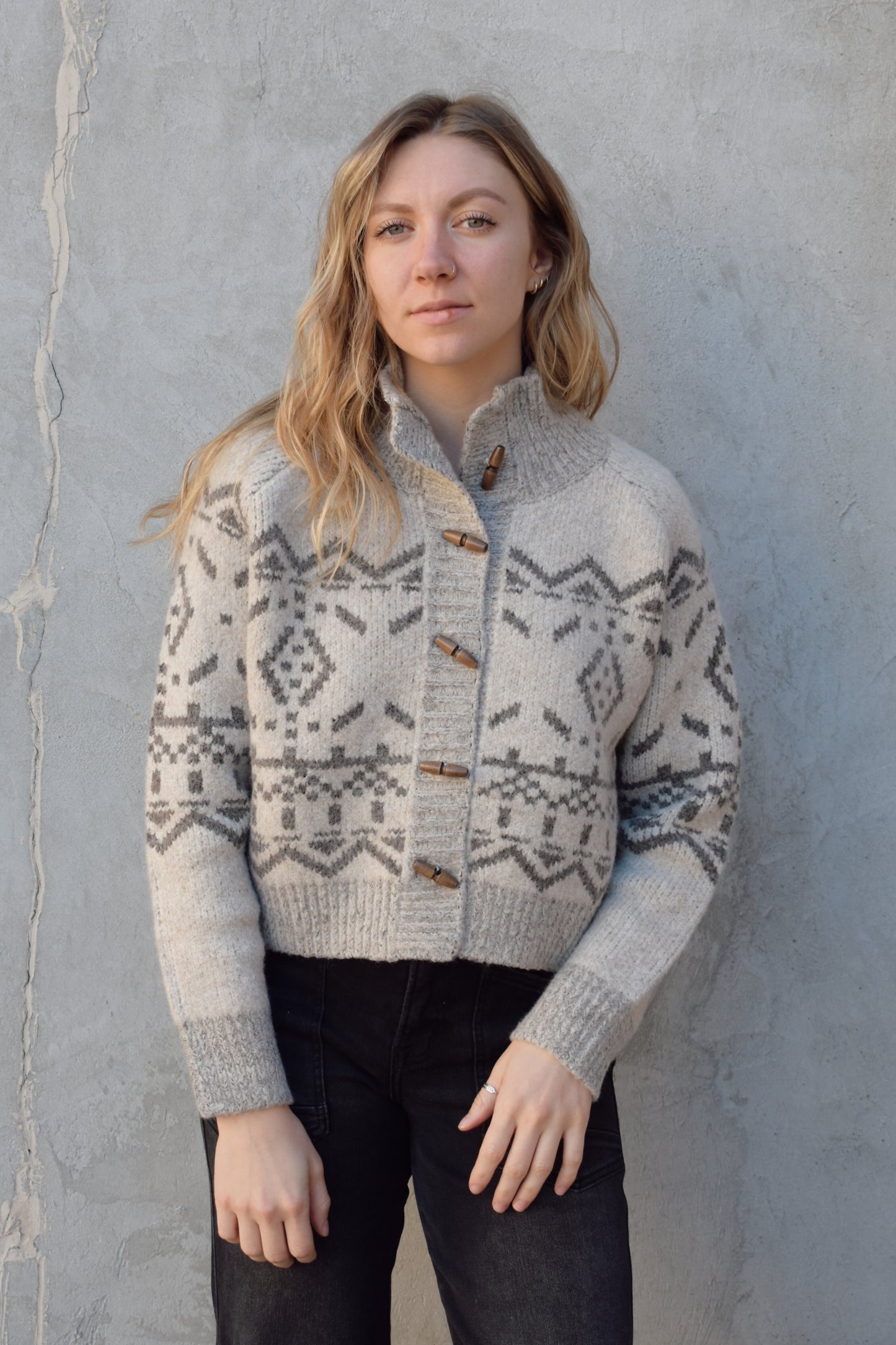 fair isle cardigan