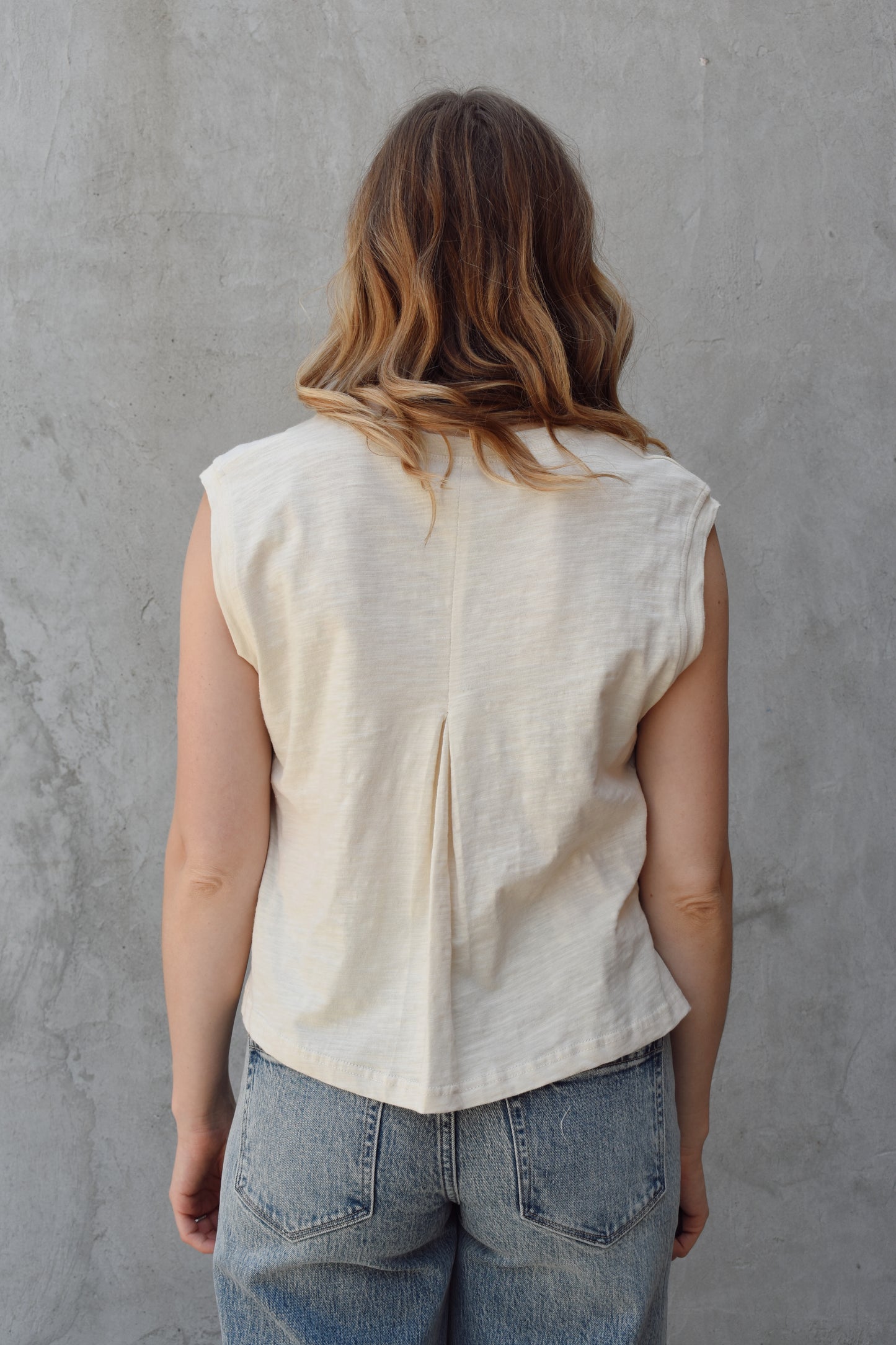 slub muscle tee