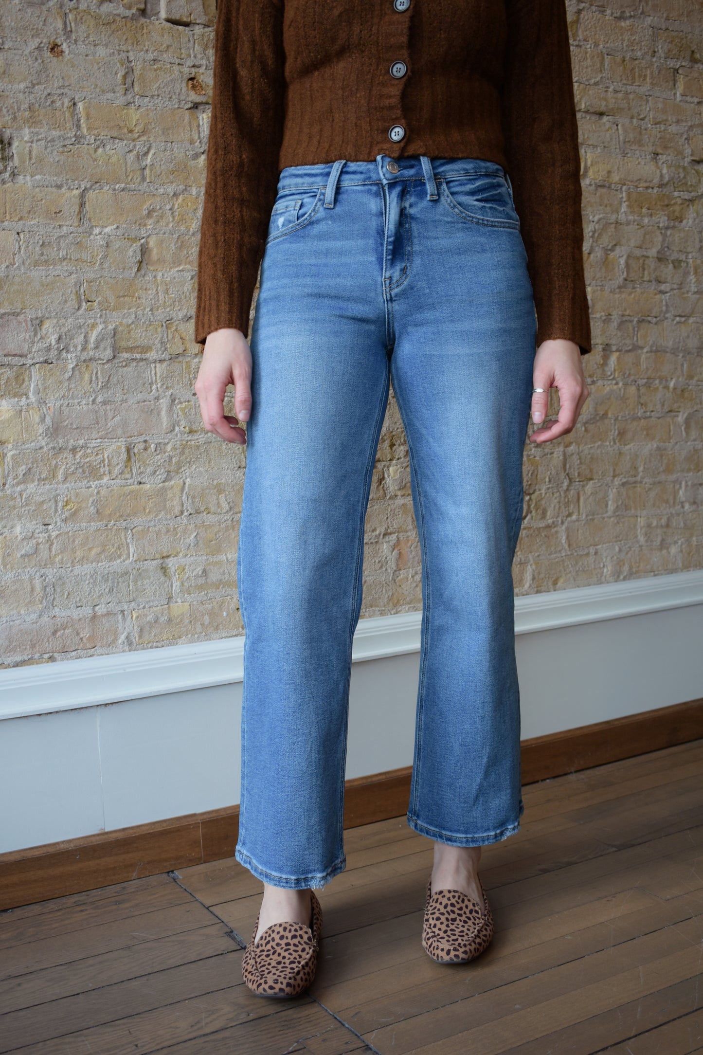 ankle wide jeans