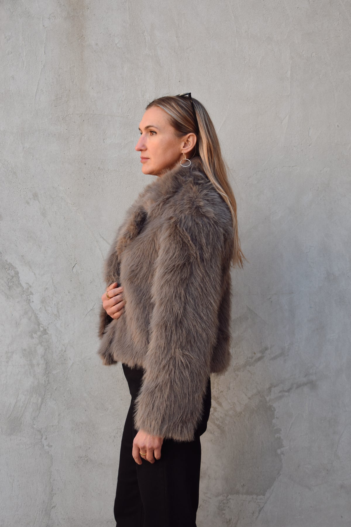 faux fur jacket