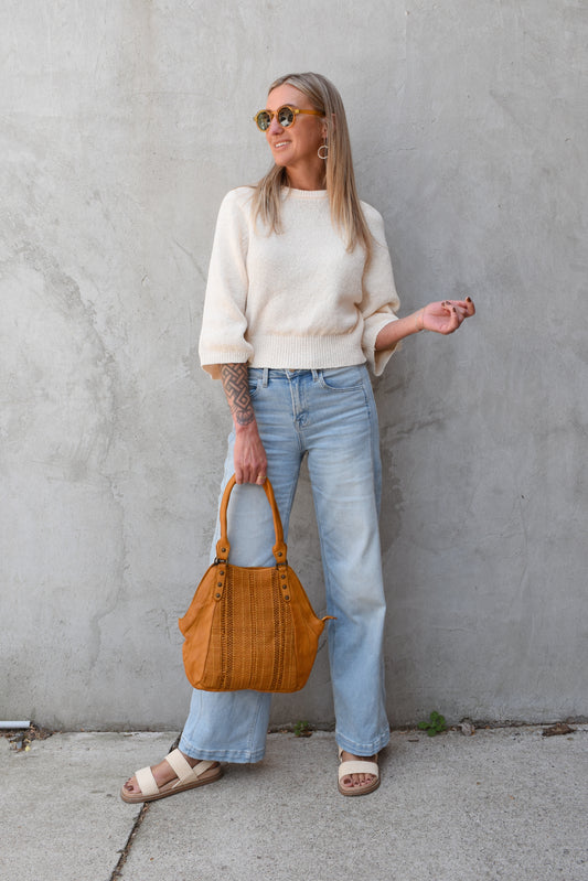 slouchy summer sweater