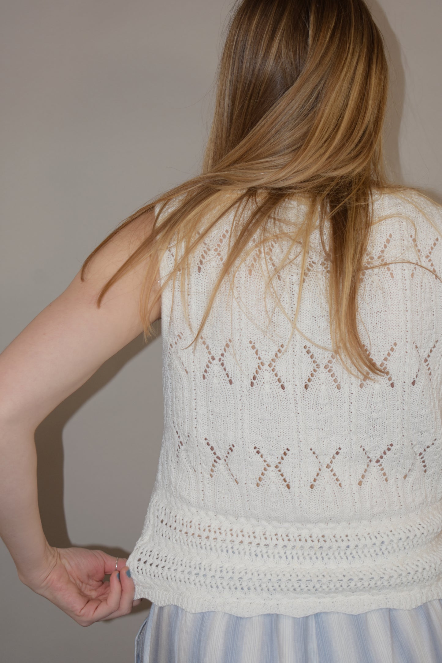 crochet sweater vest