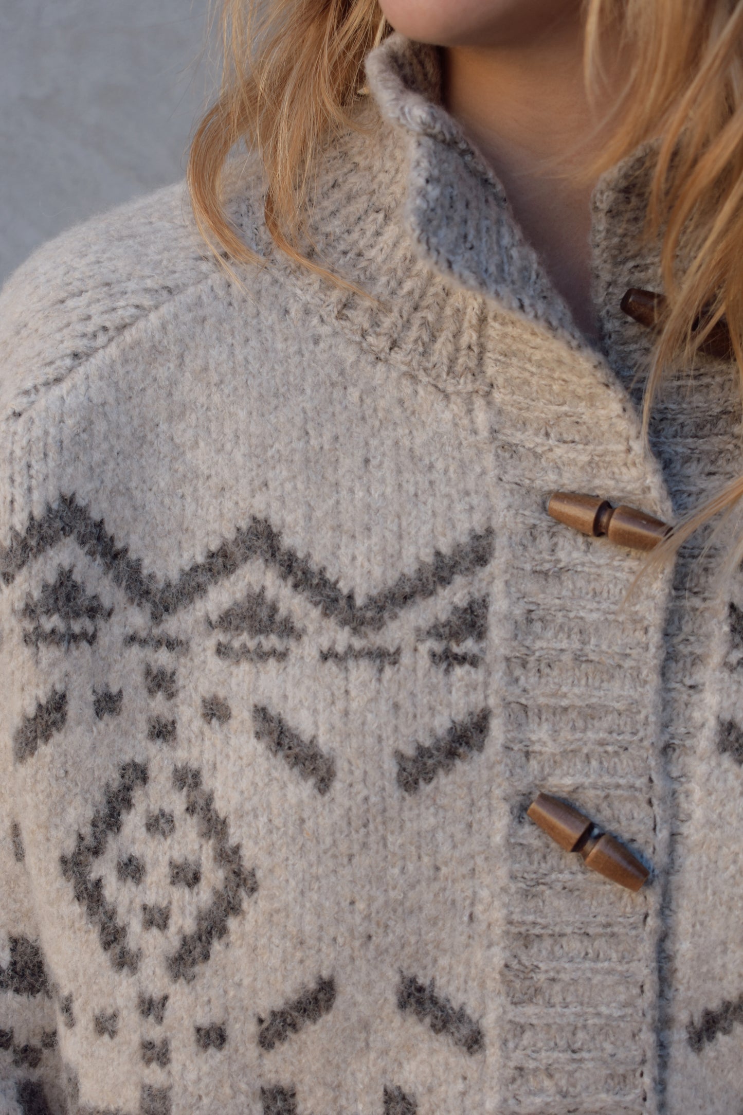fair isle cardigan