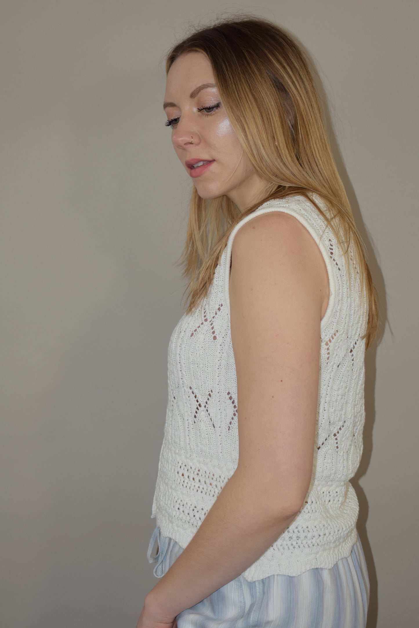 crochet sweater vest