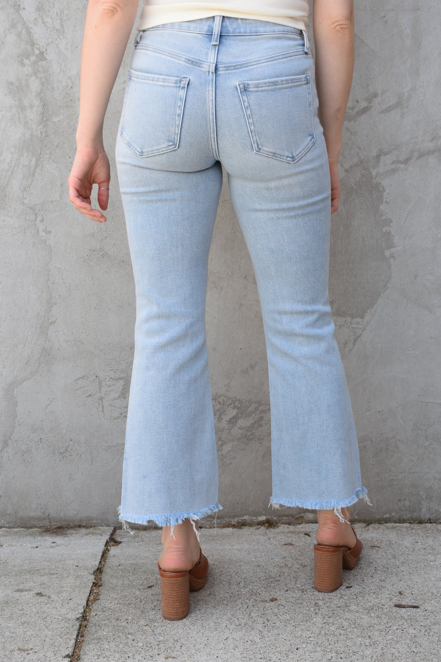 Grace cropped flare