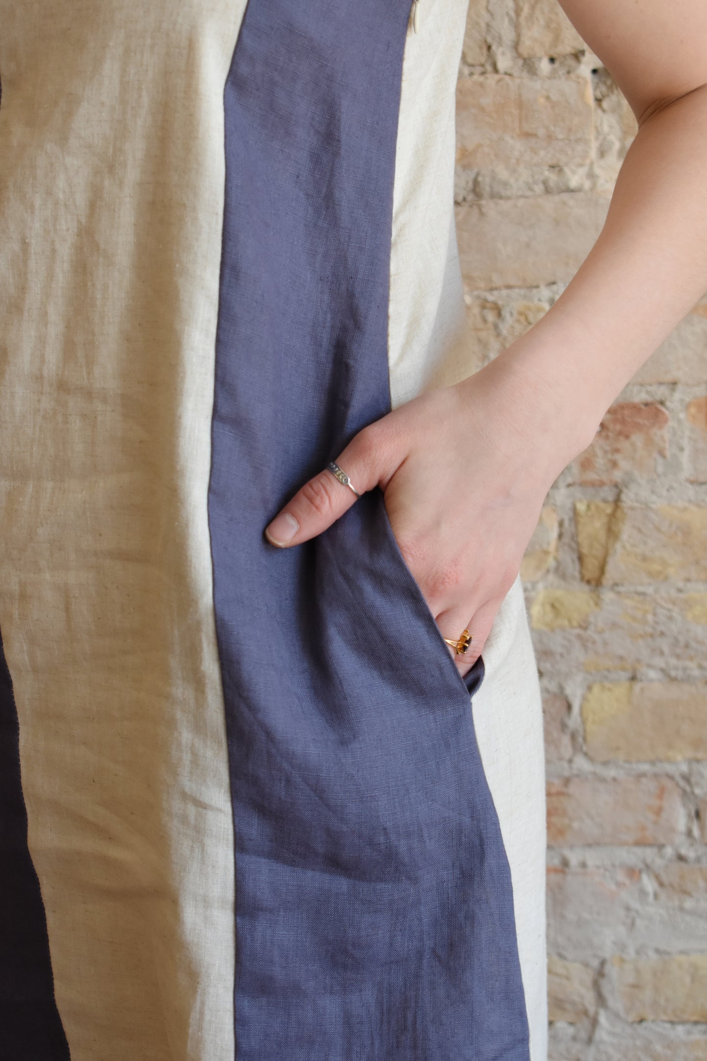 blocked mini dress