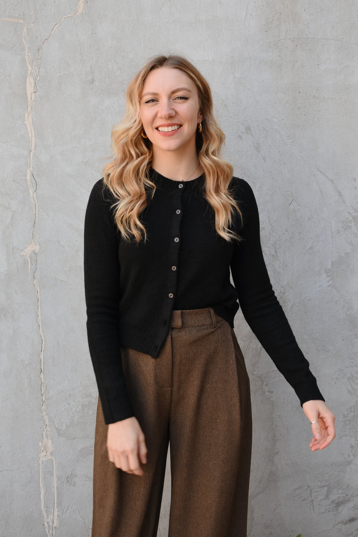 crew cropped cardigan