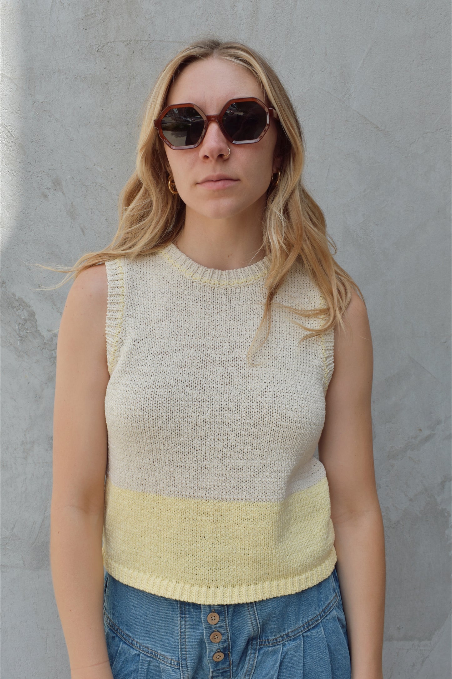 ombre sweater tank