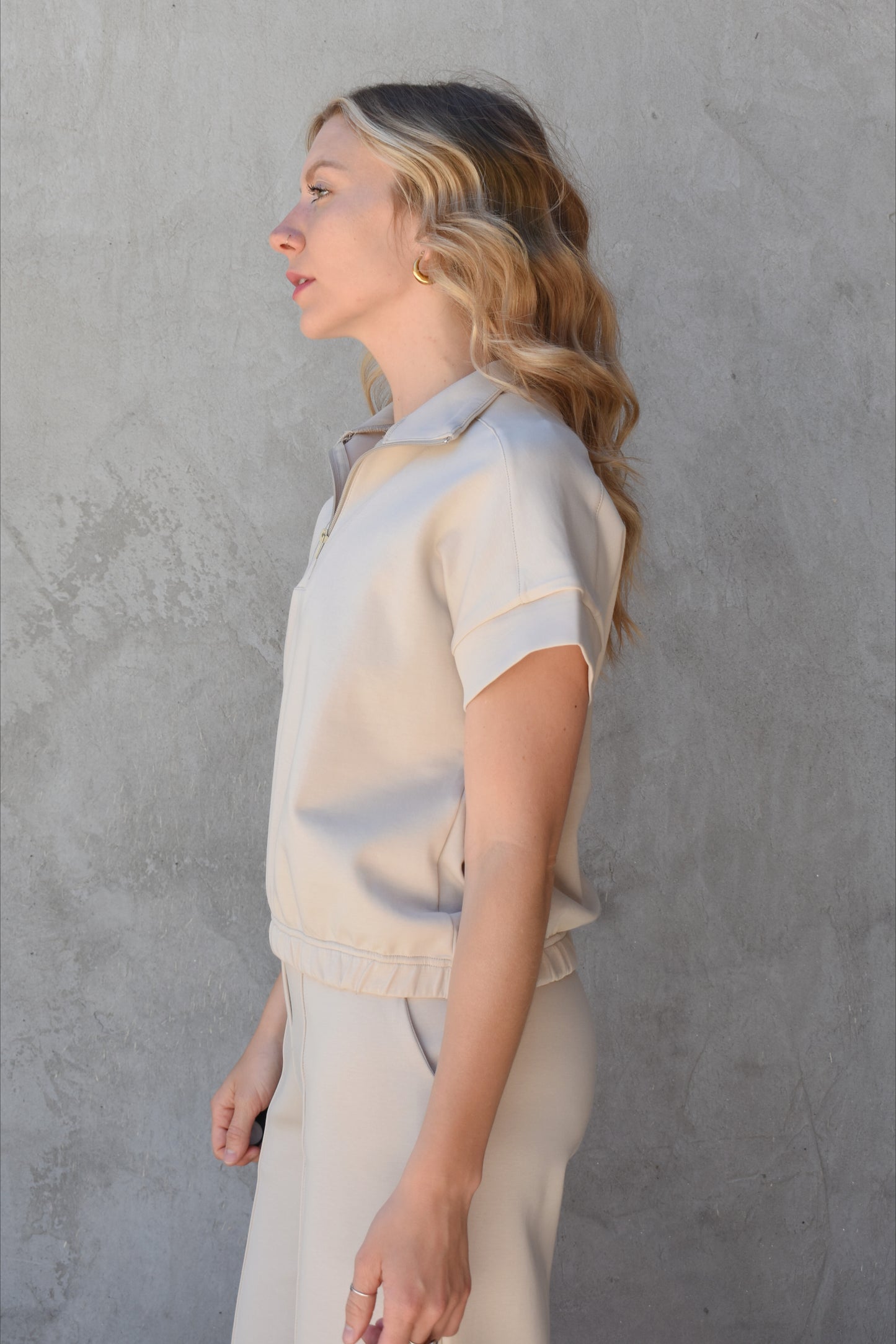 half zip pullover