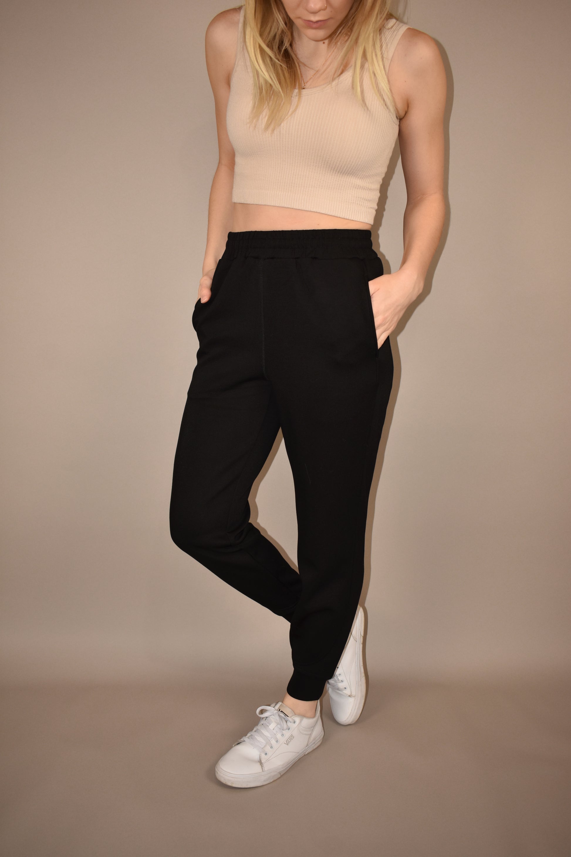crazy soft and breathable joggers with front pockets, synched waist with inner drawstring