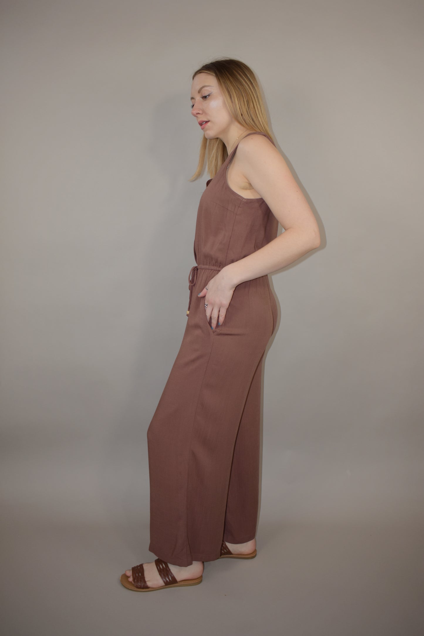 v neck jumpsuit