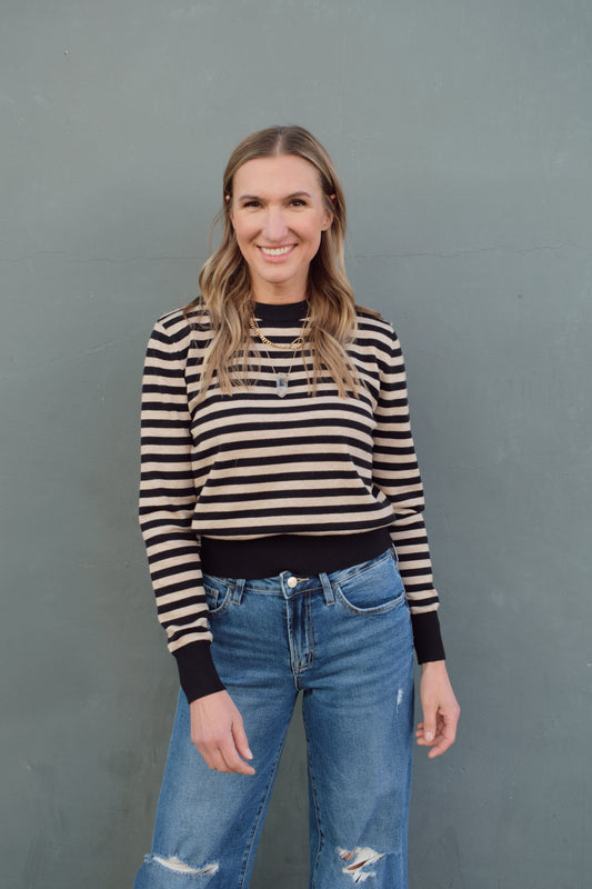 classic striped sweater