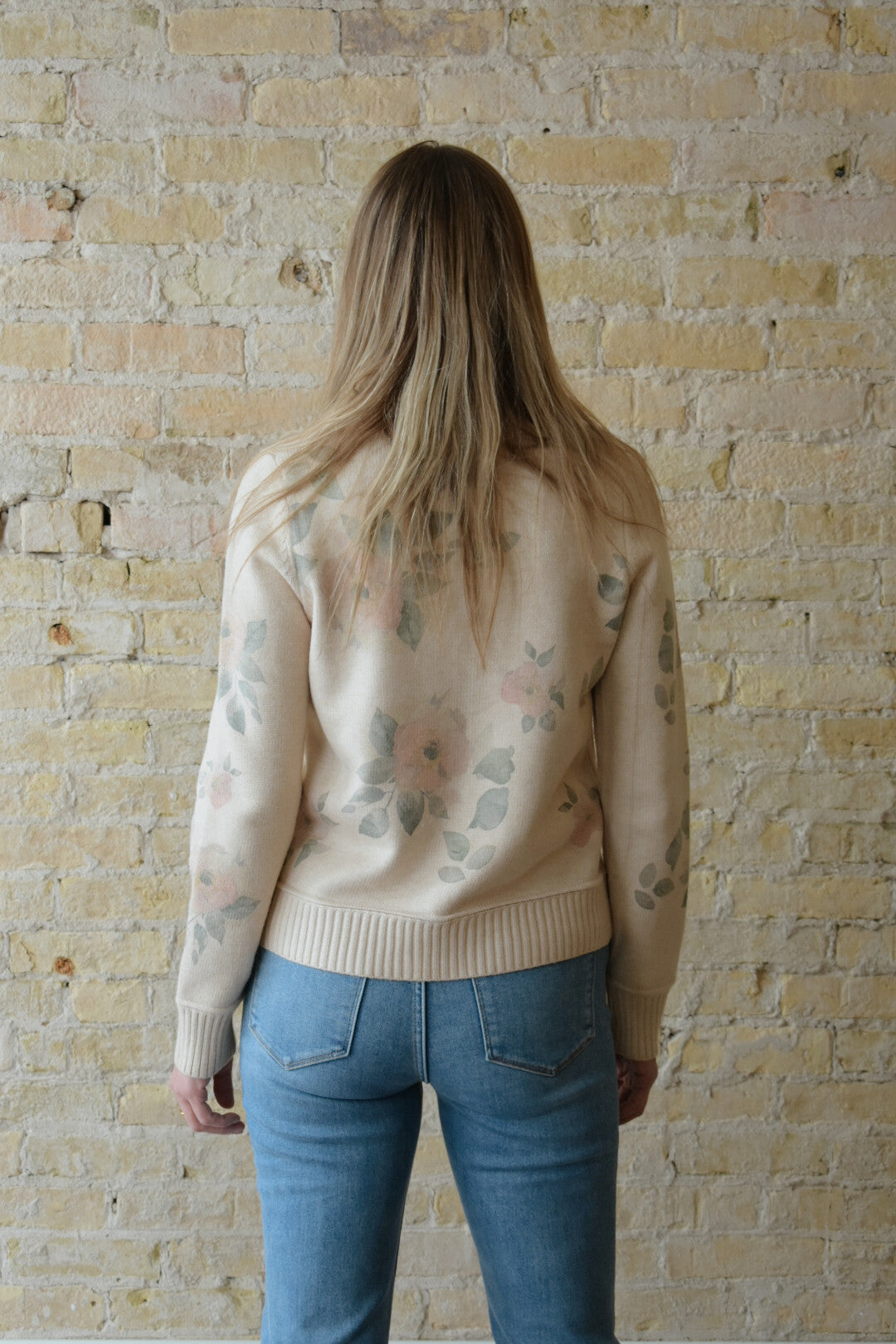 watercolor cardigan