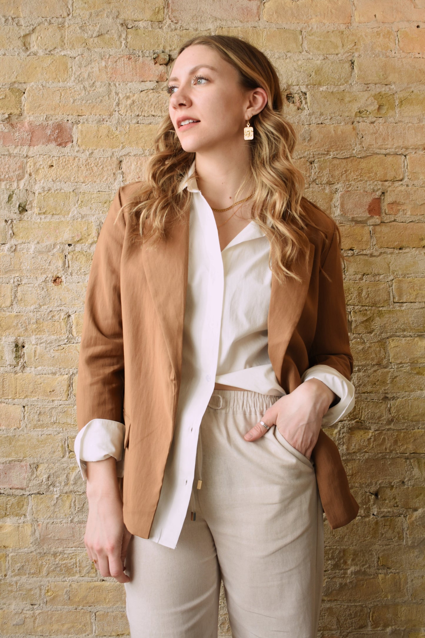 relaxed blazer