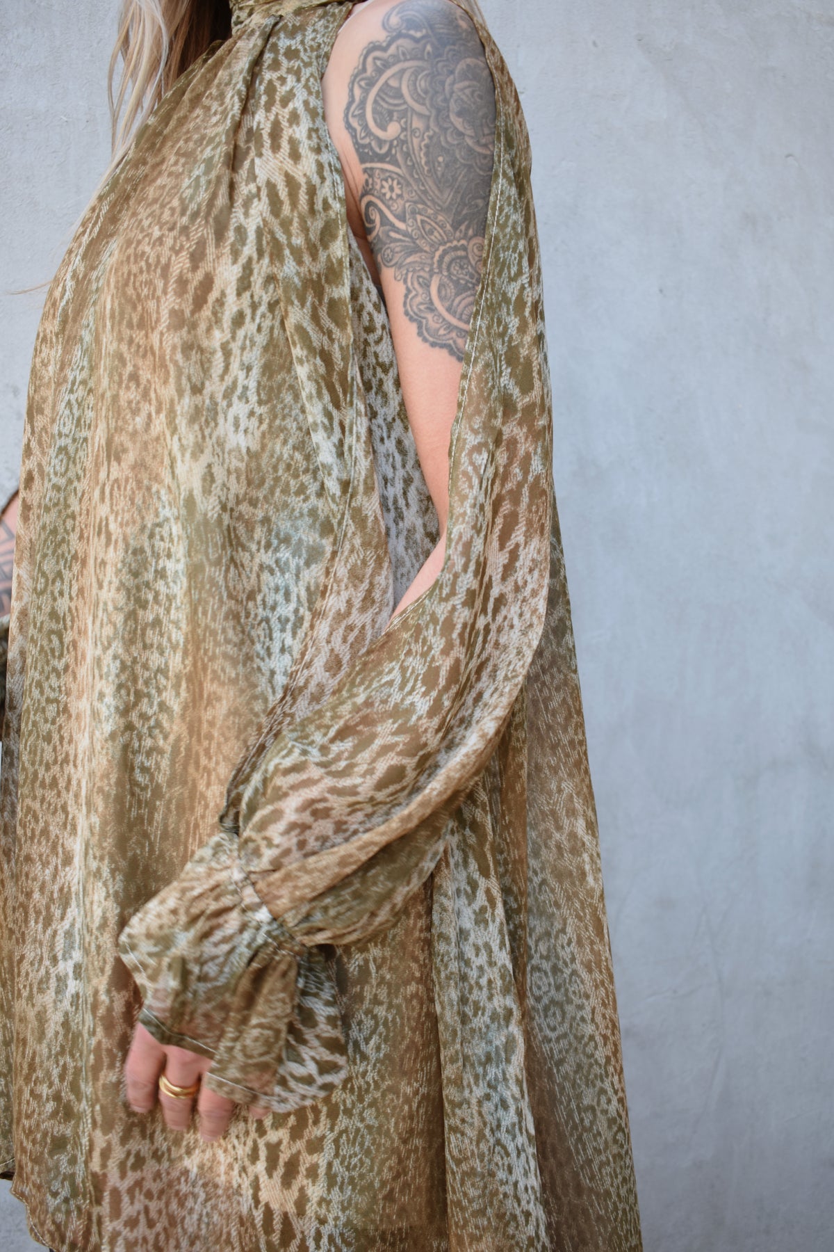 hi-lo animal dress