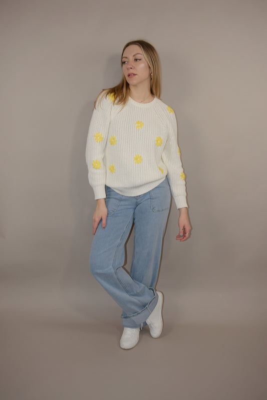 daisy chain sweater