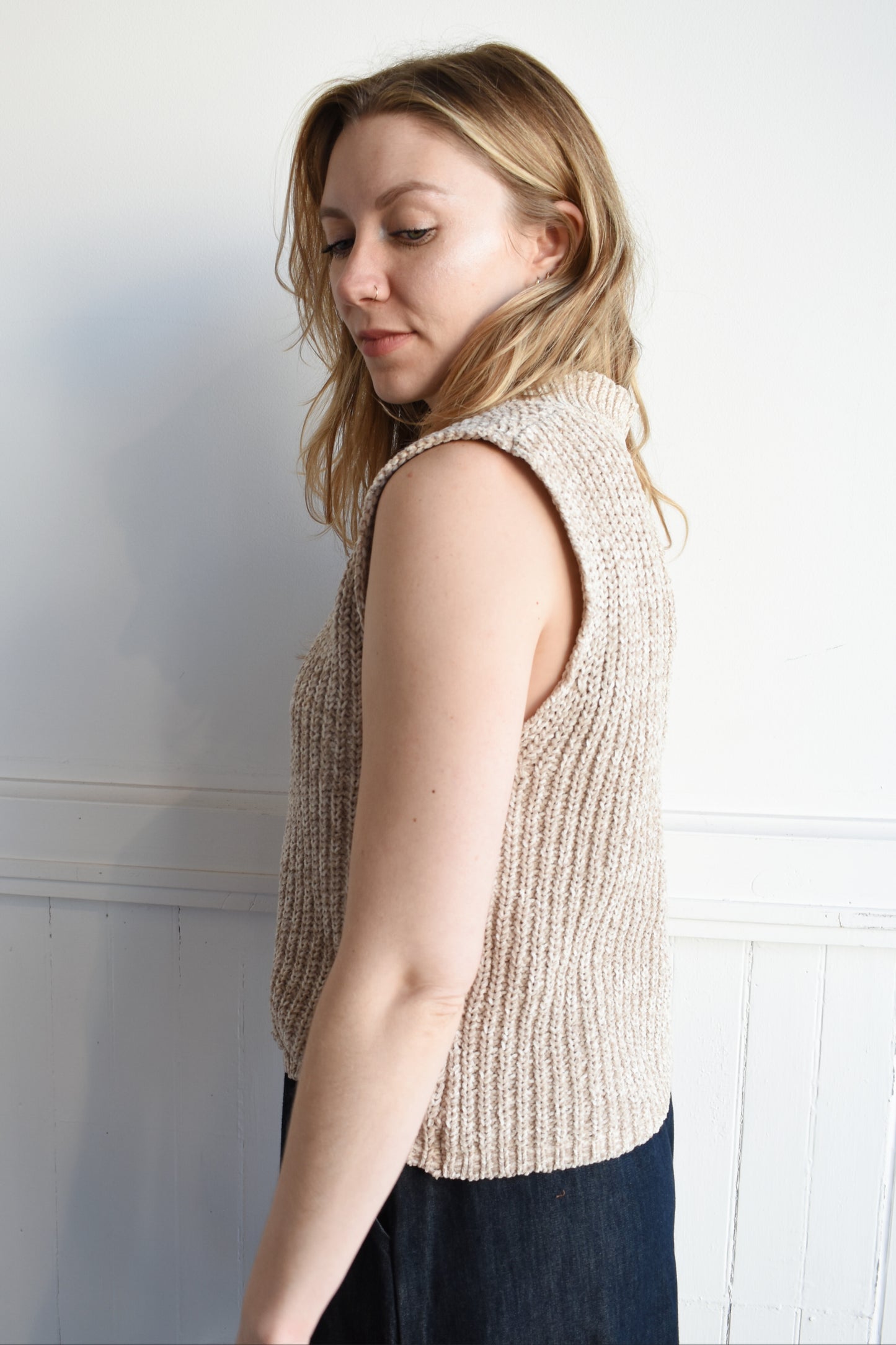spring chenille vest