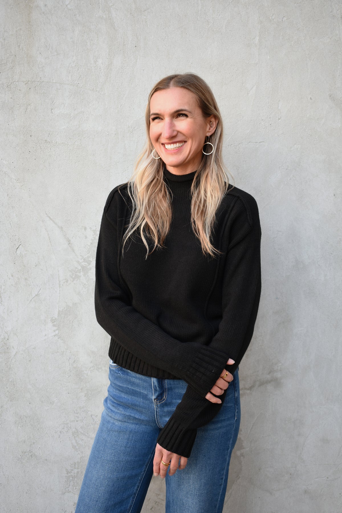 roll neck sweater