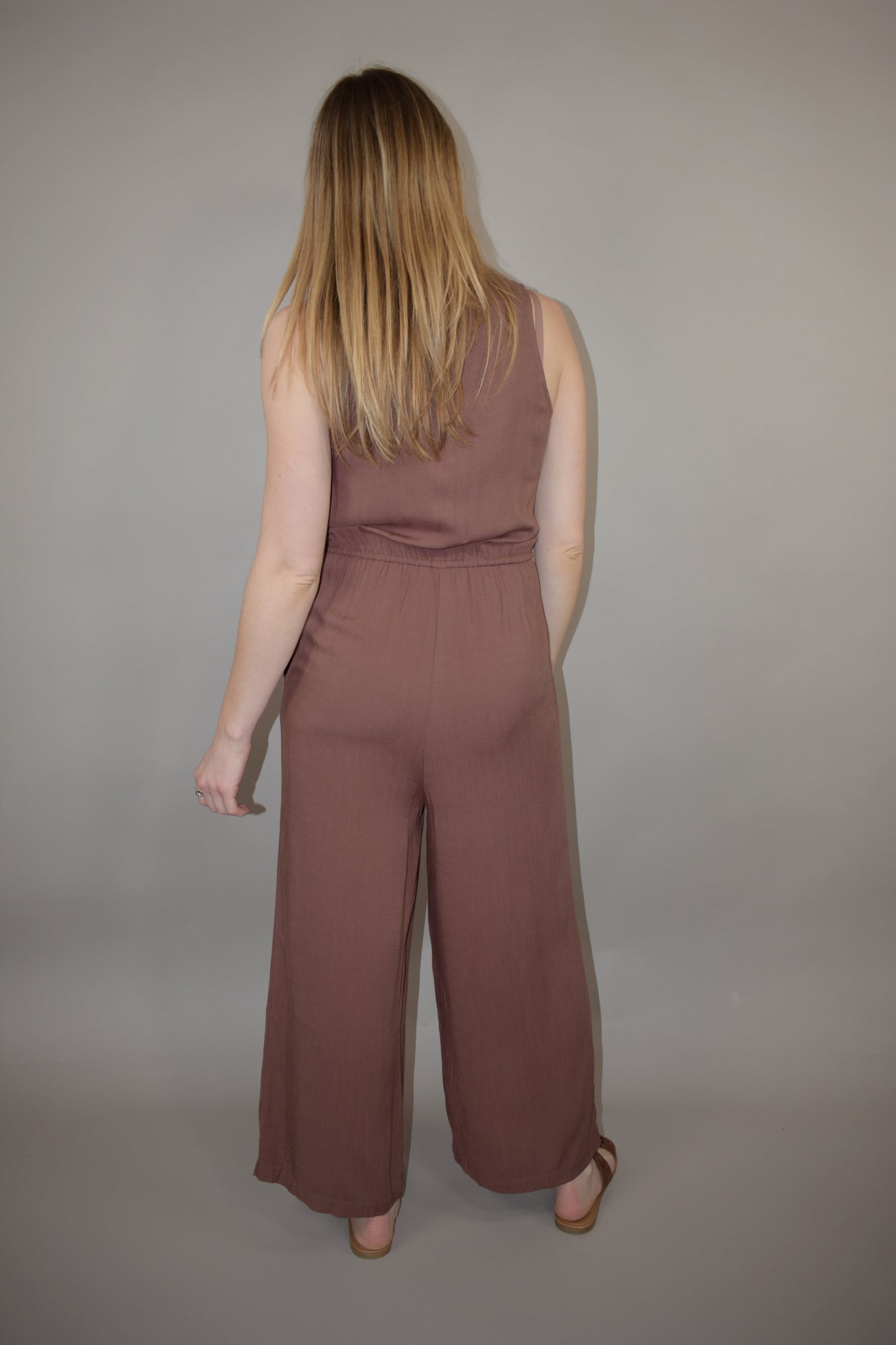 v neck jumpsuit